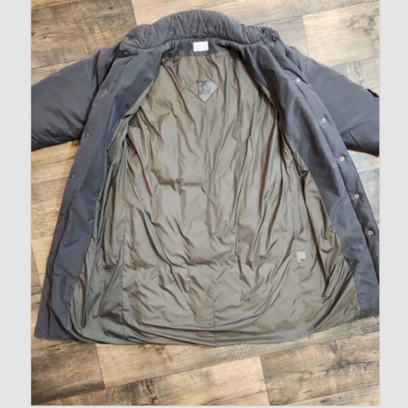 Perry Ellis Bloomingdale’s Parka Down Coat Long - Picture 8 of 13